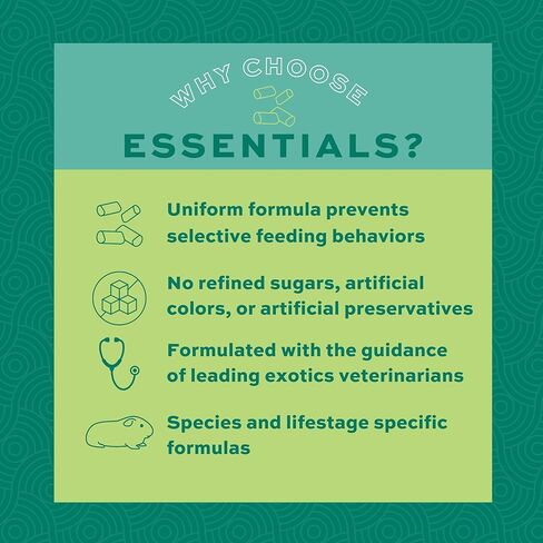 Oxbow Essentials Young Guinea Pig Food - All Natural Guinea Pig Pellets - 5 lb. in Saudi Arabia