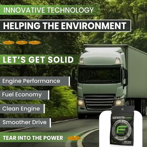 Emissions System Cleaning Pack of 10 Tablet | Fuel Additives and Injector Cleaner - Increase Fuel Mileage | Increases Horsepower and Fuel Stabilizer 1 x 20 GAL / 1 x 80L in Saudi Arabia