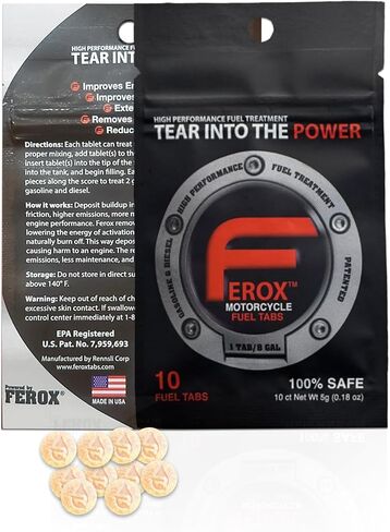 Emissions System Cleaning Pack of 10 Tablet | Fuel Additives and Injector Cleaner - Increase Fuel Mileage | Increases Horsepower and Fuel Stabilizer 1 x 20 GAL / 1 x 80L in Saudi Arabia