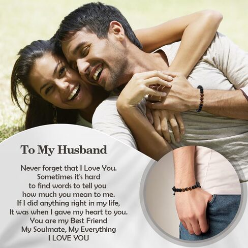 Beads Bracelet for Men,Gifts for Men,Christmas Stocking Stuffers for Men in Saudi Arabia