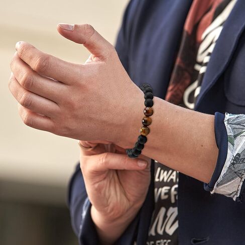 Beads Bracelet for Men,Gifts for Men,Christmas Stocking Stuffers for Men in Saudi Arabia