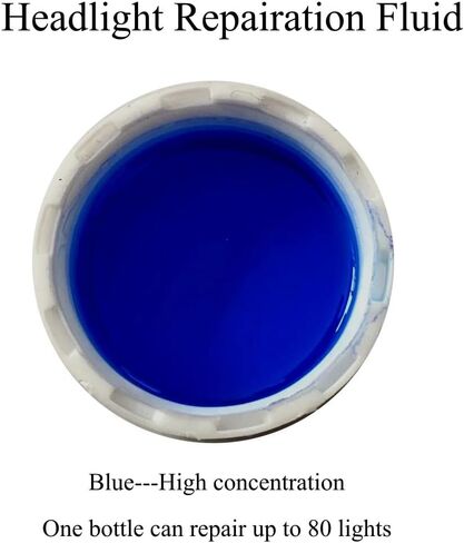 600ML Headlight Restoration Liquid,Automobile Headlight Lens Polish Repair Liquid, Car Headlight Scratch Restoring Fluid for Repair Headlight Yellowing, Haze, Scratches in Kuwait