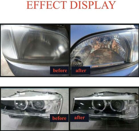 600ML Headlight Restoration Liquid,Automobile Headlight Lens Polish Repair Liquid, Car Headlight Scratch Restoring Fluid for Repair Headlight Yellowing, Haze, Scratches in Kuwait