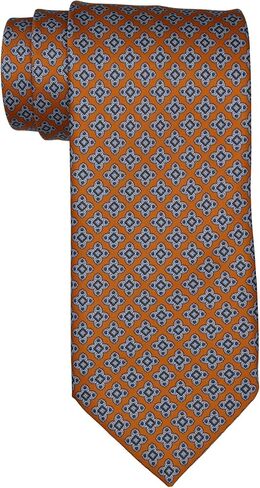 Satin Orange Medallion Tie in Saudi Arabia