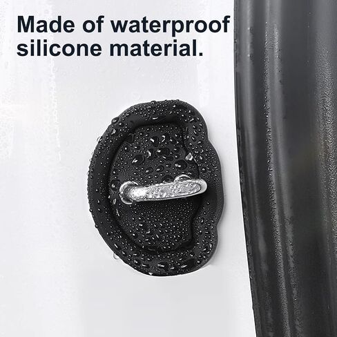 ThinSGO for Tesla Model Y Model 3 Car Door Lock Cover Protector Doors Stopper Guard Set Protection Latches Covers for Tesla Model Y Model 3 in Saudi Arabia