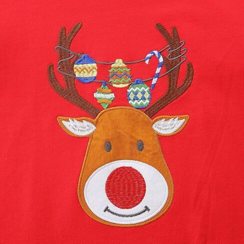 سويت شيرت للأطفال الصغار برقبة دائرية من القطن بأكمام طويلة 2-7T in Kuwait