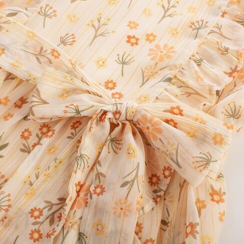 GRACE KARIN Girls Fall Dress Long Sleeve Floral Holiday Party Dresses for Girl 5-12Y in Saudi Arabia