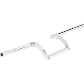 WFLNHB 7/8 Z Bars Motorcycle Handlebars Chrome Replacement for Drag Custom Bobber Chopper Cruisers Softail Dyna Sportster