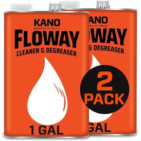 KROIL Kano Floway Industrial Cleaner Degreaser (Liquid-13oz Can-Single) | Solvent Removes Grease, Tar, Carbon, Grime from Auto Parts, Engines, Brakes, Electrical, Machinery, Equipment (FL132)