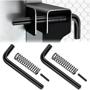 2 Set 819T Trailer Gate Spring Latch, Heavy Duty Steel Trailer Gate Pins, Trailer Gate Latch Replacement Kit for Carry-On Utility Trailers