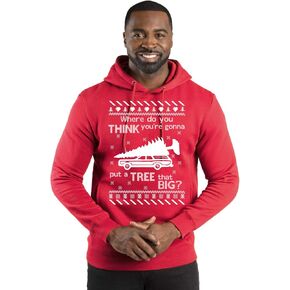 Wild Bobby Where You Gonna Put a Tree That Big? Ugly Christmas Sweater Crewneck Sweatshirt