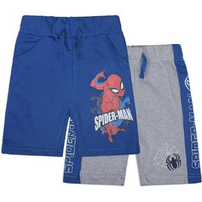 Marvel Avengers Spider-Man Boys 2 Pack Shorts for Toddlers and Little Kids