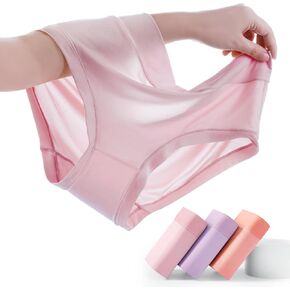 Women's Panties Breathable Ultra Thin Mid Rise Full Coverage Hipster Gift for Her