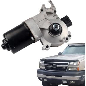 Front Windshield Wiper Motor W/Pulseboard Module Compatible with 2004 Cadillac Escalade, Chevy Avalanche Silverado Tahoe, GMC Sierra Yukon Replace Window Wiper Motor 88958371 88958406