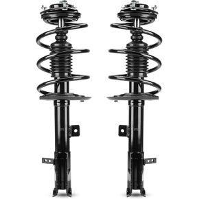 Front Complete Struts w/Coil Springs Shock Absorbers for 07-10 07 08 09 10 Jeep Patriot Compass FWD 4WD L4, 07-12 Dodge Caliber L4 (Except SRT-4), Replace for 172367, 172368, 182367, 182368 (Set of 2)