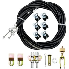 330-9371 Universal Emergency Brake Cable Repair Kit, 110'' Adjustable Parking Brake Cable Kit Replaces 330-9371 140-14415-R, 1-Year Warranty
