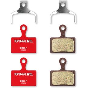 TOP BRAKE 2 Pairs Disc Road Bike Brake Pads for Shimano XTR-M9100,Dura Ace R9170, GRX RX400, BR RS305,405,505,805; Tektro HD-R310/R510,TRP-Hylex Flat Mount