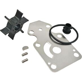 𝟔𝟑𝐕-𝟒𝟒𝟑𝟓𝟐-𝟎𝟏 Outboard Water Pump lmpeller Kit Replaces Yamaha 𝟮 & 𝟰 𝗦𝘁𝗿𝗼𝗸𝗲 𝟵.𝟵-𝟭𝟱𝗛𝗣 𝟭𝟵𝟵𝟴-𝟮𝟬𝟬𝟴 Marine Motors 𝐖𝐢𝐭𝐡𝐨𝐮𝐭 𝐂𝐮𝐩 Sierra 𝟏𝟖-𝟑𝟎𝟒𝟎