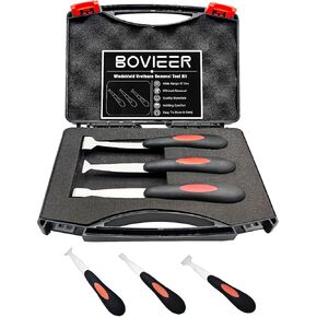 Windshield Urethane Scraper Tool Kit, Car Glass Bottom Glue Remover Tools, Windshield Removal Tool Set for Removing Glass Residues