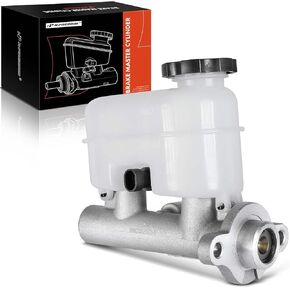 A-Premium Brake Master Cylinder with Reservoir and Cap Compatible with Chevy, GMC and Oldsmobile Vehicles - Blazer/Jimmy 00-05, S10 00-04, Sonoma 00-04, Bravada 00-01 - Replaces 18042802, 18060793
