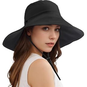 Sukeen Wide Brim Sun Hats for Women Men, Double Sided Wearing Fishing Hats UPF50+ Cooling Bucket Hat for Beach Hiking Outdoor