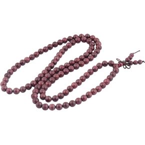 SUNYIK 8mm 108 Tibetan Buddhist Mala Bracelet Natural Beaded Prayer Bead for Women Men