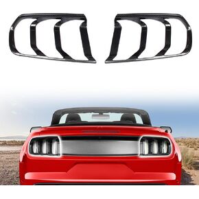 Smoked Black Taillight Shades Compatible with Ford Mustang 2018 2019 2020 2021 2022 2023 Taillights Lampshade Decoration Exterior Accessories(6pcs)