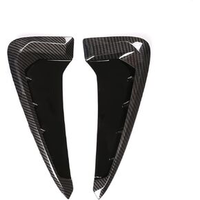 LLKUANG Carbon Fiber Style Side Wing Fender Air Guide Vents For BMW X5 F15 X5M F85 2014-2018P(without label)