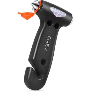 Safety Hammer Cute, Multifunctional Car Escape Tool with Seat Belt Cutter & Window Breaker, Emergency Escape Hammer