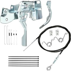 71 inch Go Kart Throttle Cable and Throttle Linkage Assembly Kit Compatible with Predator 212cc 196cc GX160 GX200 5.5hp 6.5hp Engine Coleman KT196 Manco ASW Kandi Yerf Dog Go Cart Parts