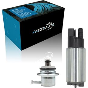 Fuel Pump with Fuel Pressure Regulator for Mercury Marine MerCruiser 305 (5.0L), 350 (5.7L), 377 (6.2L) & 496 (8.1L) Engines 866169T01