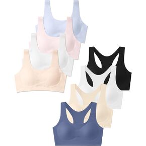 SALIA GIRL Training Bras for Girls + Girls Racerback Bras Bundle
