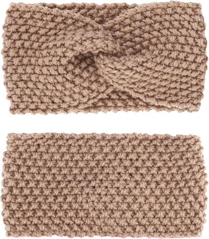 DRESHOW Winter Knit Chunky Headbands for Women Crochet Turban Knitted Ear Warmer Head Wrap Winter Accessories 4 Pack in Kuwait
