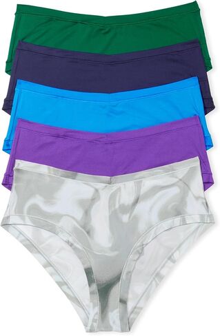Victoria's Secret PINK Women's Cotton Stretch Hipster Underwear, Moderate Coverage, Panties for Women, Multi Pack (XS-XXL) in Saudi Arabia