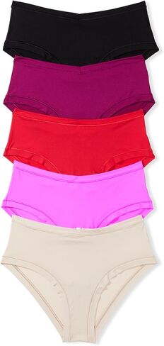 Victoria's Secret PINK Women's Cotton Stretch Hipster Underwear, Moderate Coverage, Panties for Women, Multi Pack (XS-XXL) in Saudi Arabia