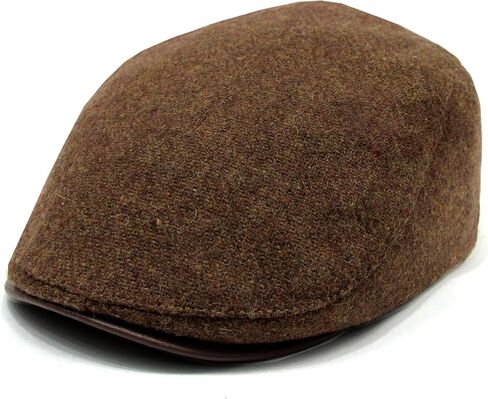 Men's Premium Wool Blend Flat Cap Ivy Gatsby Newsboy Hat Driving Cap in Saudi Arabia