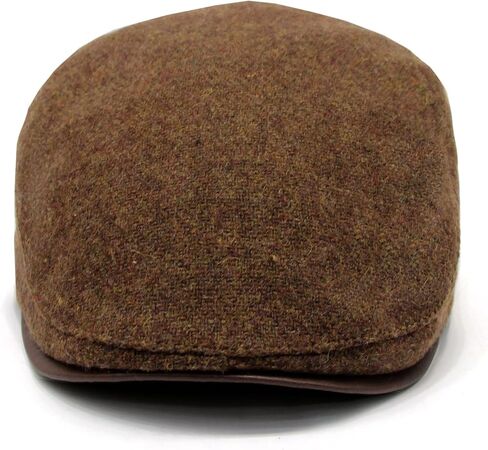 Men's Premium Wool Blend Flat Cap Ivy Gatsby Newsboy Hat Driving Cap in Saudi Arabia