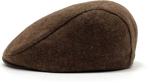 Men's Premium Wool Blend Flat Cap Ivy Gatsby Newsboy Hat Driving Cap in Saudi Arabia