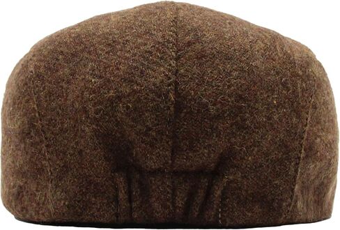 Men's Premium Wool Blend Flat Cap Ivy Gatsby Newsboy Hat Driving Cap in Saudi Arabia