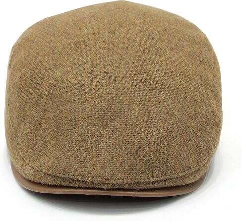Men's Premium Wool Blend Flat Cap Ivy Gatsby Newsboy Hat Driving Cap in Saudi Arabia