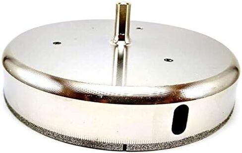 Drilax 7 inch Diamond Hole Saw Drill Bit Toilet Hole Ceramic Porcelain Tile Coated Core Bits Holesaw DIY Kitchen Bathroom Shower in Kuwait