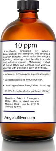 Colloidal Silver Immune Support 10 PPM Nano Liquid (128 fl oz) in Saudi Arabia