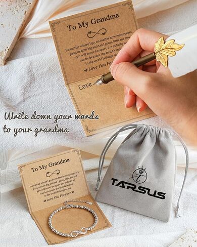Tarsus Infinity Love Heart Bracelets Gifts for Sister/Bestie/Daughter/Grandma/Nana/Granny/Nanny/Auntie, Birthday Christmas Valentines Day Gifts for Women Best Friend Girls in Saudi Arabia