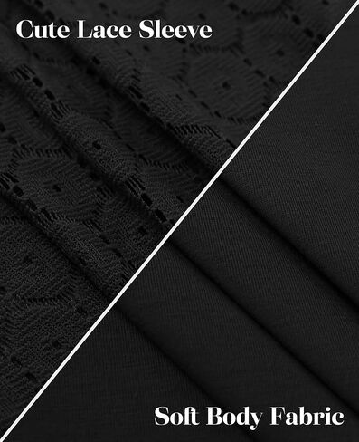 XIEERDUO 3/4 Length Sleeve Womens Tops V-Neck Lace Tunic Tops Business Casual Blouses 2025 in Kuwait