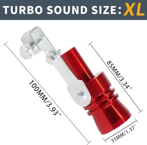 YESHMA Universal Blue Universal Turbo Sound Whistle Muffler Pipe Sounder Simulator Tailpipe Noise Sound Enhancer Compatible with Motorcycle, Truck, Cars, Dirt Bike and Scooter(XL 1 Pack) in Kuwait