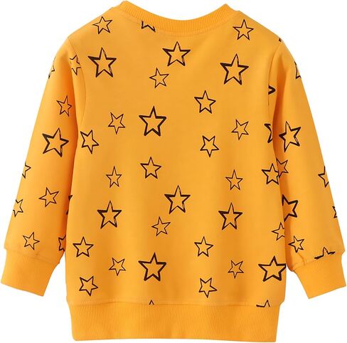 AMIYAN Toddler Boys Sweatshirts Cotton Long Sleeve Pullover Girls Crewneck Tops Cartoon Sport Shirts for Kids 2-6Y in Saudi Arabia