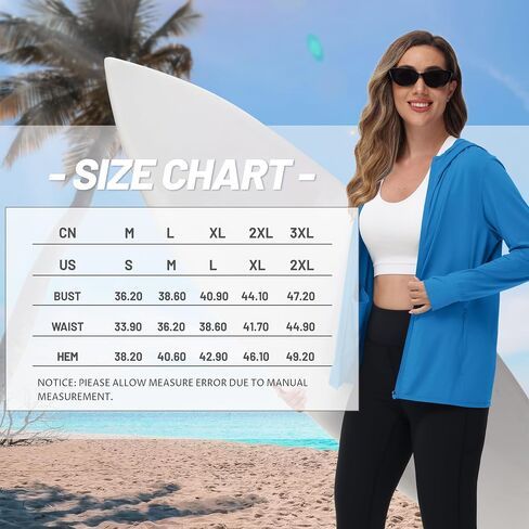 TACVASEN Women's Sun Hoodies Lightweight Jacket for Women Zip Up UPF 50+ UV Shirt Long Sleeves in Saudi Arabia