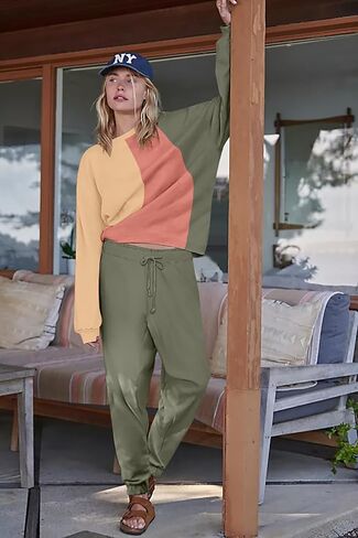 ETCYY NEW Lounge Sets for Women Two Piece Outfits Sweatsuits Sets Long Pant Loungewear Workout Athletic Tracksuits in Saudi Arabia