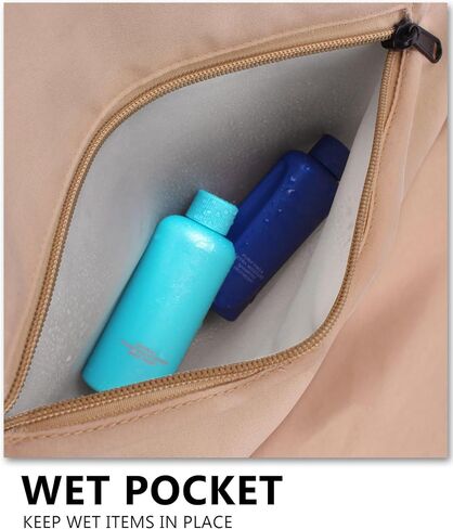 Small Gym Bag for Women with Shoes Compartment, Stylish Duffle Travel Bag for Plane, Lightweight Duffle Bag for Women & Men, Sport Gym Tote Bag with Wet Pocket for Yoga, Pilates, Swimming in Saudi Arabia