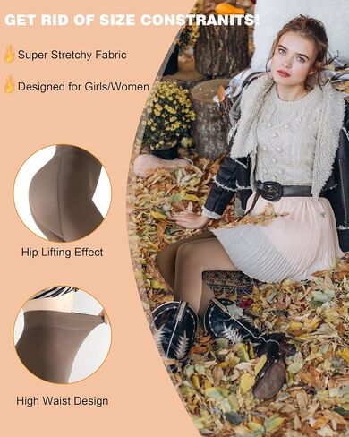 Fleece Lined Tights Women - Sheer Fleece Lined Tights for Women, Fleece Tights Fake Womens Tight Winter in Kuwait